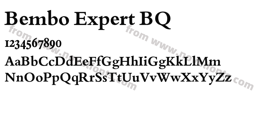 Bembo Expert BQPreview