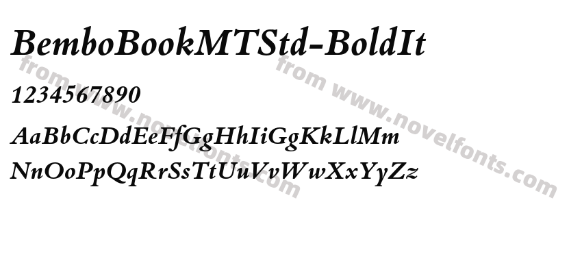 BemboBookMTStd-BoldItPreview