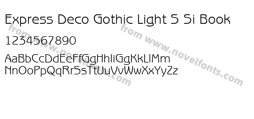 Express Deco GothicLight SSi BookPreview