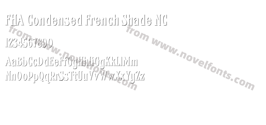 FHA Condensed French Shade NCPreview