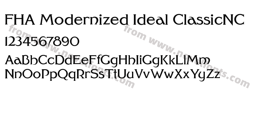 FHA Modernized Ideal ClassicNCPreview