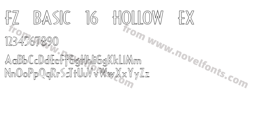 FZ BASIC 16 HOLLOW EXPreview