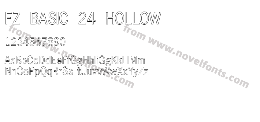 FZ BASIC 24 HOLLOWPreview