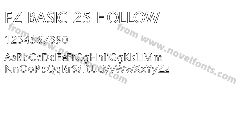 FZ BASIC 25 HOLLOWPreview