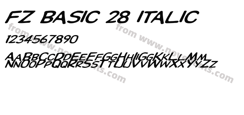 FZ BASIC 28 ITALICPreview