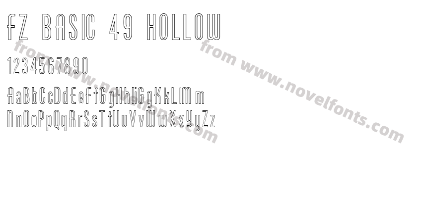 FZ BASIC 49 HOLLOWPreview