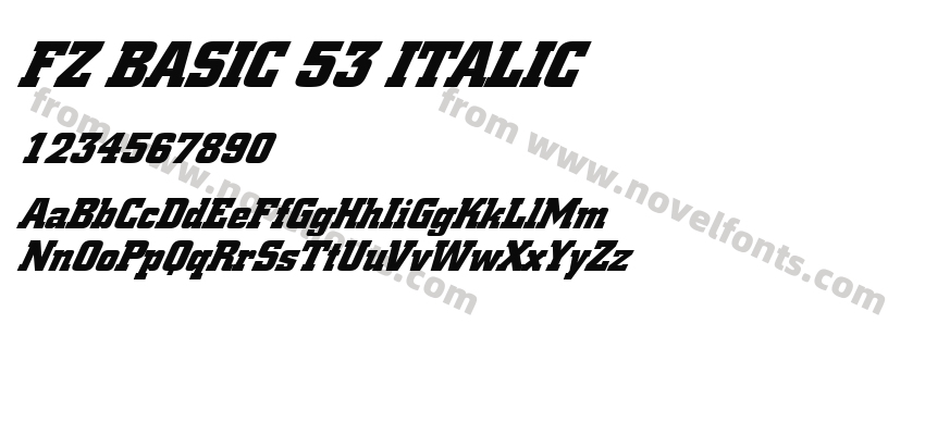 FZ BASIC 53 ITALICPreview