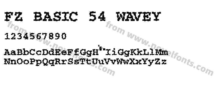 FZ BASIC 54 WAVEYPreview