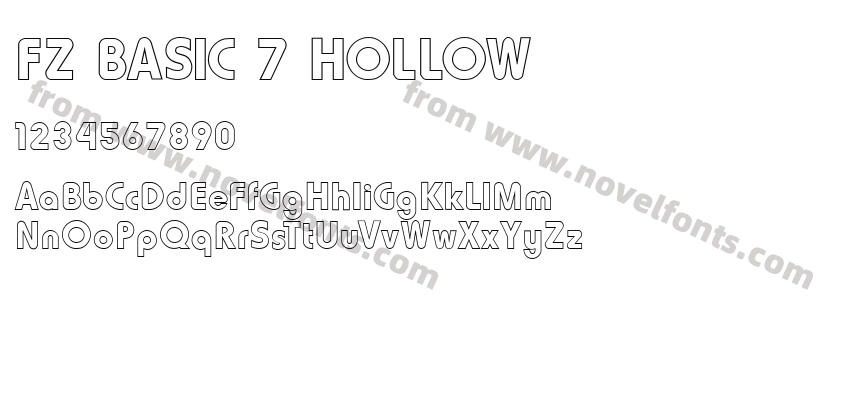 FZ BASIC 7 HOLLOWPreview