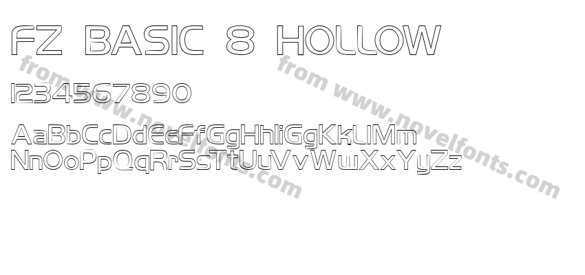 FZ BASIC 8 HOLLOWPreview