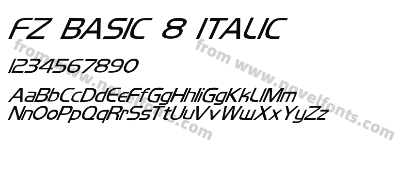 FZ BASIC 8 ITALICPreview