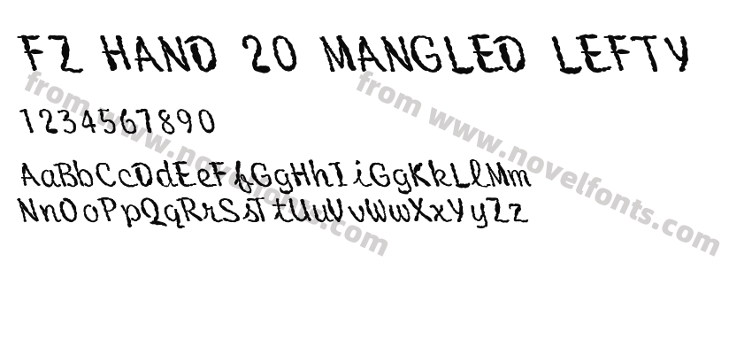 FZ HAND 20 MANGLED LEFTYPreview