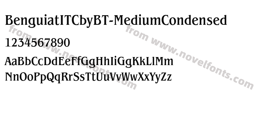 BenguiatITCbyBT-MediumCondensedPreview