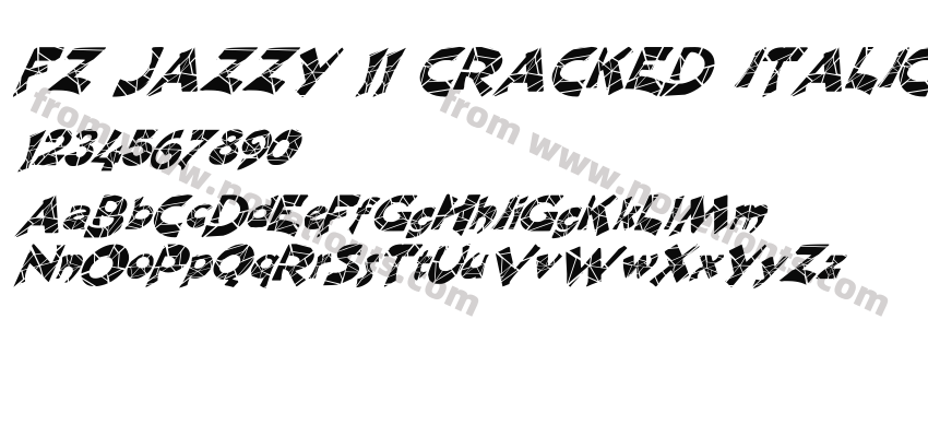 FZ JAZZY 11 CRACKED ITALICPreview