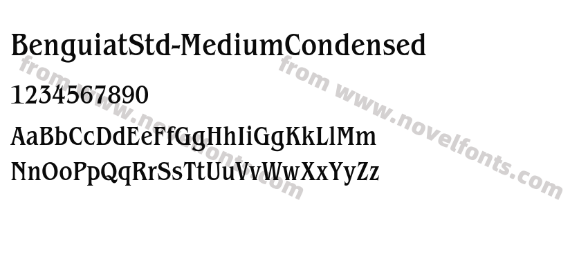 BenguiatStd-MediumCondensedPreview