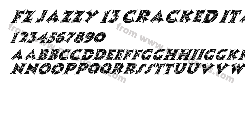 FZ JAZZY 13 CRACKED ITALICPreview