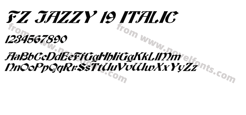 FZ JAZZY 19 ITALICPreview