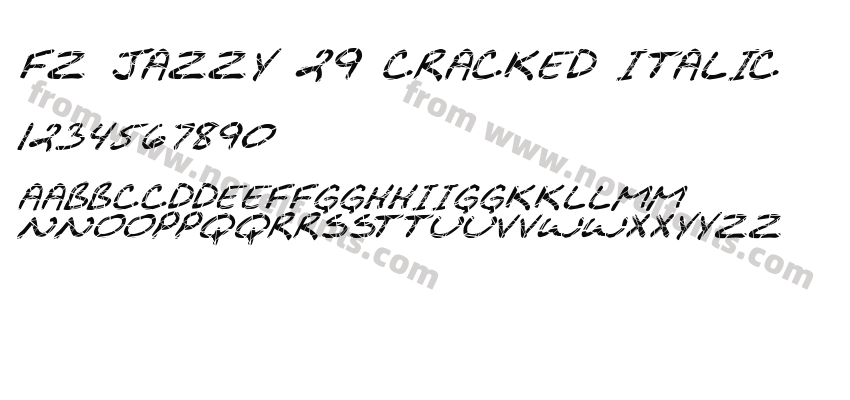 FZ JAZZY 29 CRACKED ITALICPreview