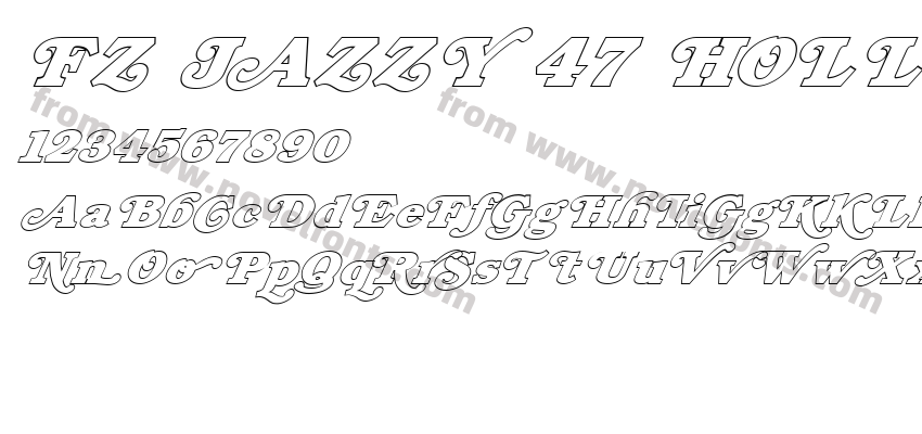 FZ JAZZY 47 HOLLOW ITALICPreview