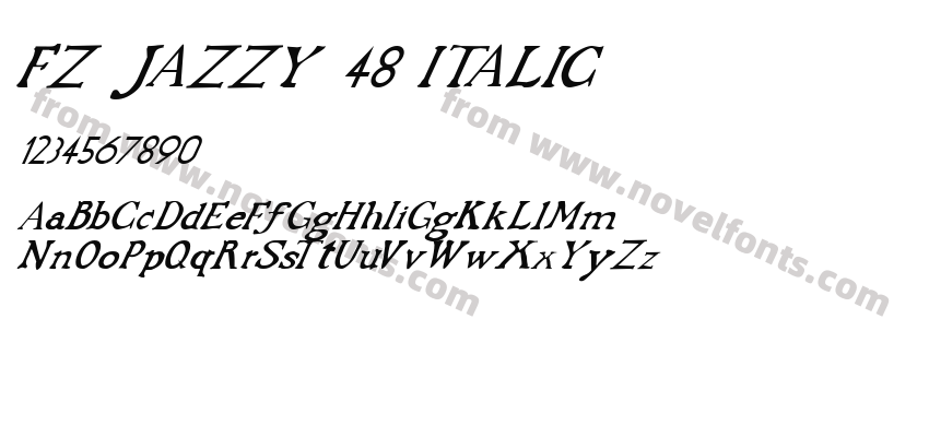 FZ JAZZY 48 ITALICPreview