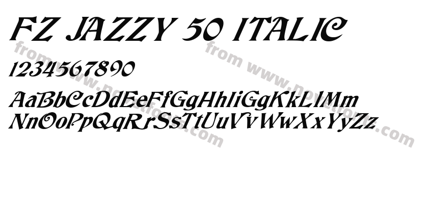 FZ JAZZY 50 ITALICPreview