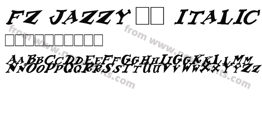 FZ JAZZY 55 ITALICPreview