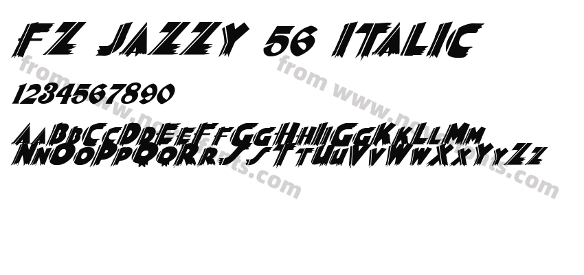 FZ JAZZY 56 ITALICPreview