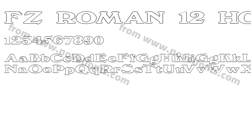 FZ ROMAN 12 HOLLOW EXPreview