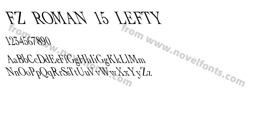 FZ ROMAN 15 LEFTYPreview