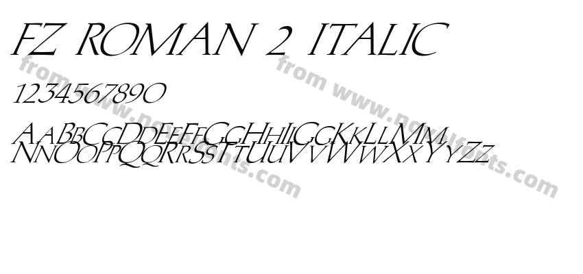 FZ ROMAN 2 ITALICPreview