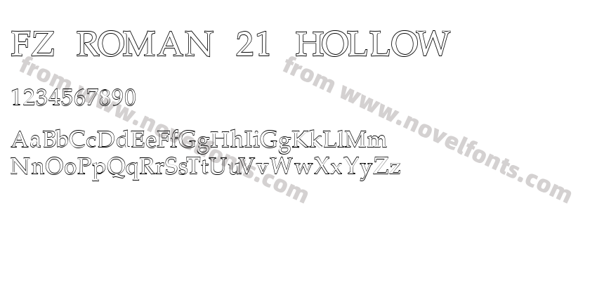 FZ ROMAN 21 HOLLOWPreview