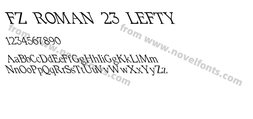 FZ ROMAN 23 LEFTYPreview