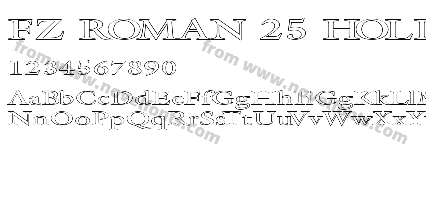 FZ ROMAN 25 HOLLOW EXPreview