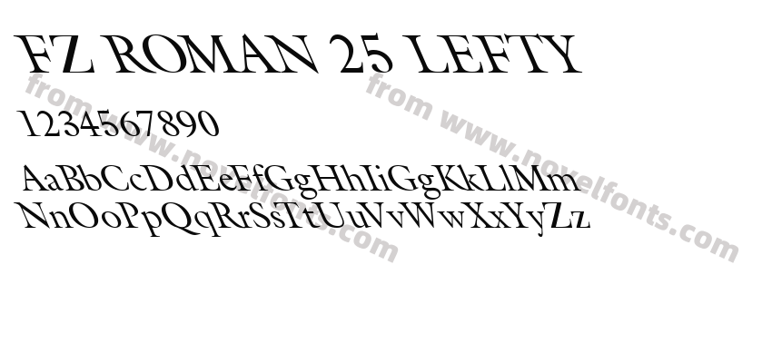 FZ ROMAN 25 LEFTYPreview