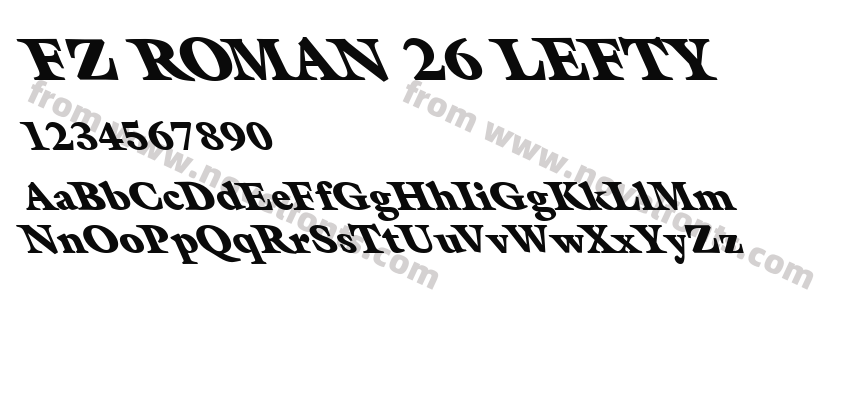 FZ ROMAN 26 LEFTYPreview