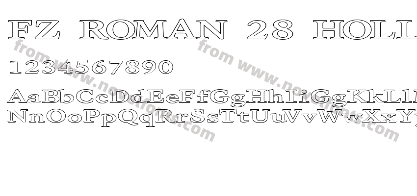 FZ ROMAN 28 HOLLOW EXPreview