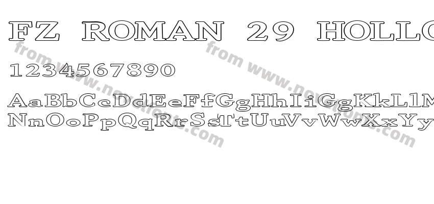 FZ ROMAN 29 HOLLOW EXPreview