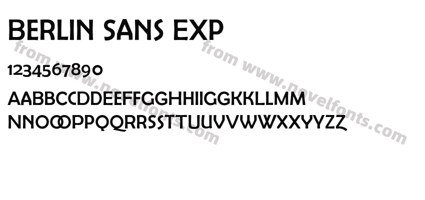 Berlin Sans ExpPreview