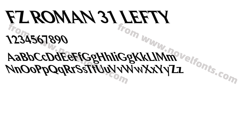 FZ ROMAN 31 LEFTYPreview