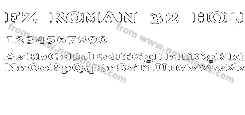 FZ ROMAN 32 HOLLOW EXPreview