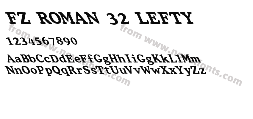 FZ ROMAN 32 LEFTYPreview