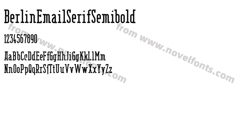 BerlinEmailSerifSemiboldPreview