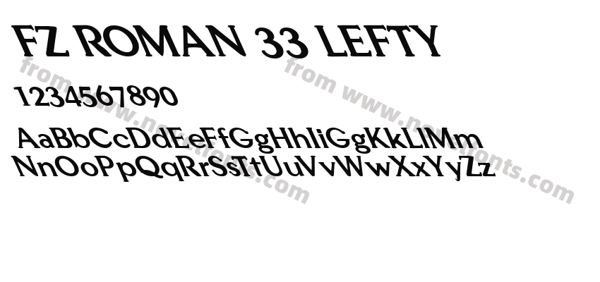 FZ ROMAN 33 LEFTYPreview