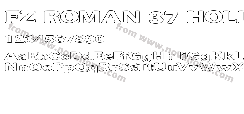 FZ ROMAN 37 HOLLOW EXPreview