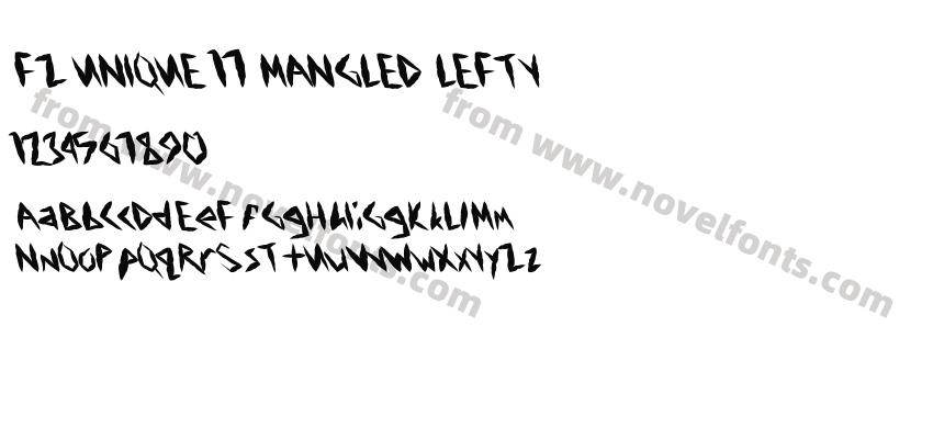 FZ UNIQUE 17 MANGLED LEFTYPreview