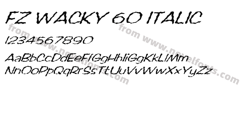 FZ WACKY 60 ITALICPreview