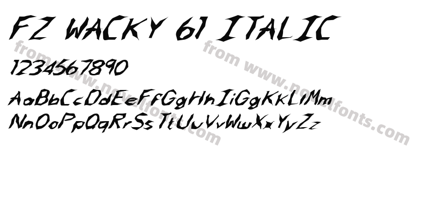 FZ WACKY 61 ITALICPreview