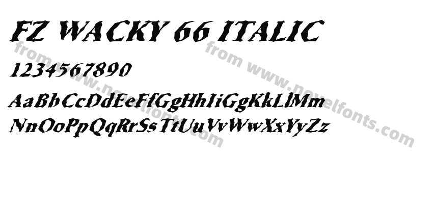 FZ WACKY 66 ITALICPreview