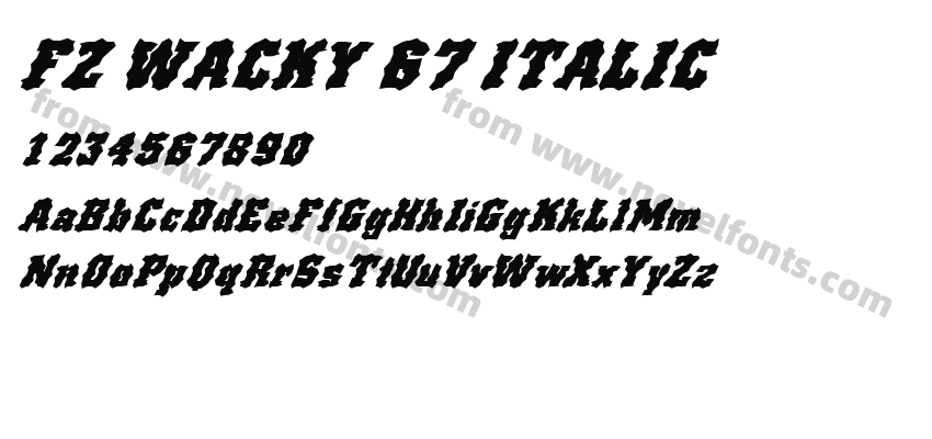 FZ WACKY 67 ITALICPreview