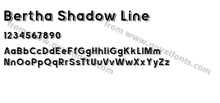 Bertha Shadow LinePreview